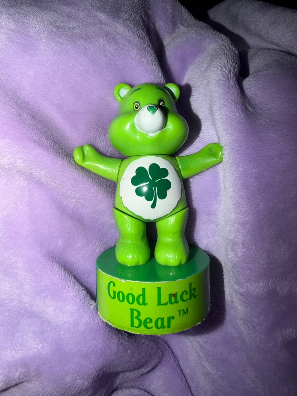 Good luck bear carebear figure